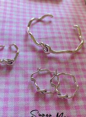 小众纯银重工实心设计款手链