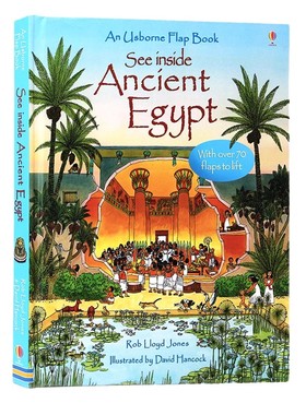 Usborne看里面系列 古埃及 See Inside Ancient Egypt 英文原版绘本 儿童英语科普读物 精装纸板书翻翻书