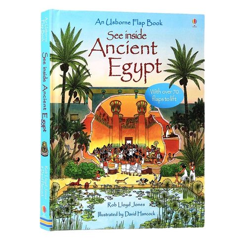 Usborne看里面系列 古埃及 See Inside Ancient Egypt 英文原版绘本 儿童英语科普读物 精装纸板书翻翻书