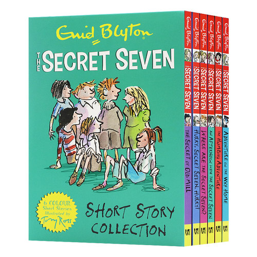 七个小神探短篇故事6册英文原版