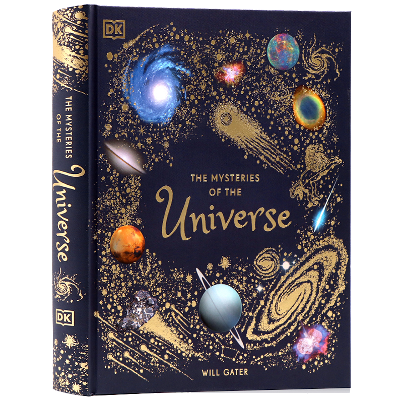 预售DK典藏博物馆系列 图解宇宙英文原版 The Mysteries of the Universe青少年太空科普百科从行星到黑洞探索100多个天体背后秘密