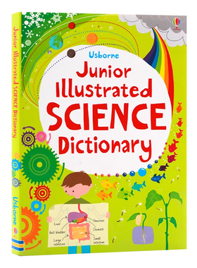 现货Usborne儿童初级插图科学字典 Junior Illustrated Science Dictionary 英文原版进口图书全彩版图解字词辞典英语学习工具书