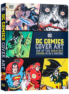 DK出品  DC漫画封面艺术 英文原版 DC Comics Cover Art 艺术书 DC伟大的350个封面 DK百科全书 精装大开全彩插图 知识科普