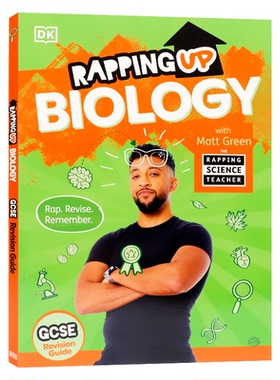 说唱生物复习指南 英文原版 Rapping Up Biology DK The Rapping Science Teacher GCSE生物备考必备 说唱趣味生物复习 Matt Green