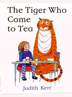 预售 老虎来喝下午茶 英文原版绘本The Tiger Who Came to Tea 儿童启蒙认知趣味亲子阅读图画故事书平装大开 Judith Kerr英语读物