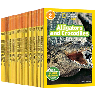 Kids level 全彩版 National 儿童百科书Readers进口英语童书 二阶段36册 Geographic 人文动物 美国国家地理分级阅读英文原版