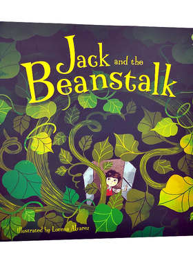Usborne出品 杰克和魔豆 英文原版平装绘本 Jack and the Beanstalk Picture Books 经典童话故事儿童英语启蒙 Lorena Awarez