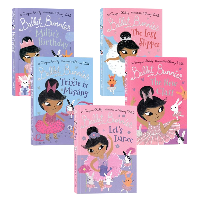 芭蕾舞小兔子5册套装英文原版