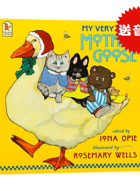 鹅妈妈童谣 英文原版绘本 my very first mother goose bizzy bear 幼儿童多维阅读廖彩杏书单推荐 早教启蒙3-6宝宝故事书英语读物