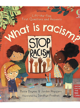 什么是种族歧视Usborne Lift-The-Flap What is Racism First Questions and Answers英文原版绘本科普翻翻书尤斯伯恩问答系列纸板