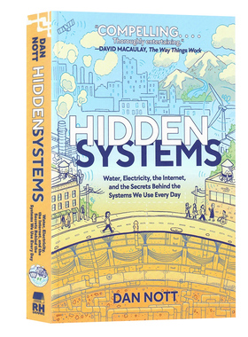 城市运转的秘密水电互联网背后的故事 英文原版漫画版  Hidden Systems Dan Nott 青少年科普百科英语进口书籍