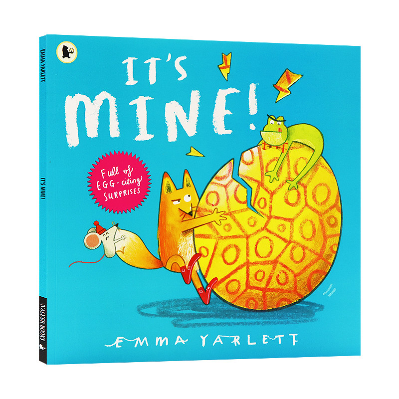 这是我的 英文原版绘本 It'S Mine  睡前故事少儿趣味插画绘本 Emma Yarlett 英语启蒙趣味图画故事书 性格习惯养成