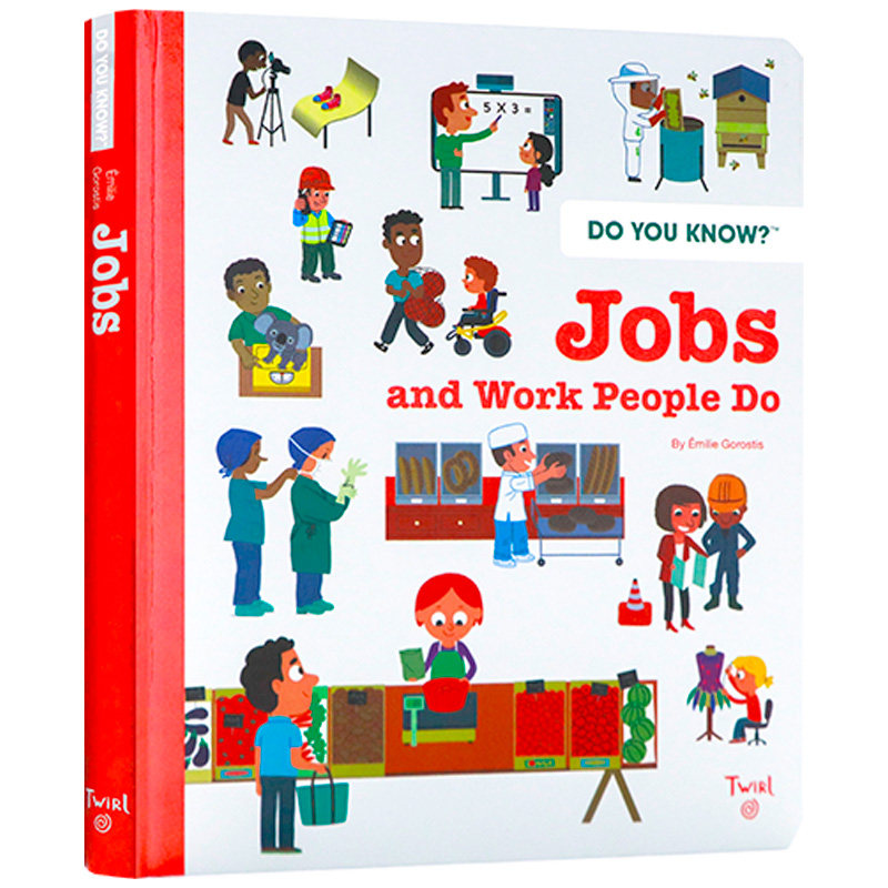 你知道吗 人们做的工作科普书 英文原版绘本 Do You Know Jobs and Work People Do 少儿自然生物科普百科书籍 精装全彩图解