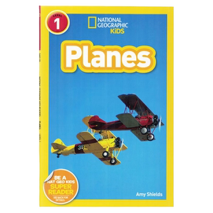 美国国家地理 level1阶 飞机 英文原版绘本 National Geographic Readers  Planes 儿童英语启蒙早教绘本 少儿科普小百科认知读物