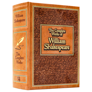 William 英国文学巨匠作品 The 哈姆雷特麦克白仲夏夜之梦 皮革精装 Shakespeare Works Complete 英文原版 威廉·莎士比亚全集