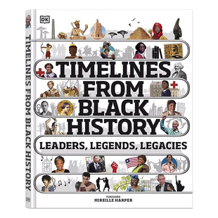 DK出品黑人历史的时间表英文原版 Timelines from Black History 青少年课外图解科普百科精装大开黑人历史的发展进口英语图书