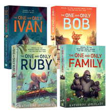 独一无二的伊凡英文原版小说纽伯瑞奖4册The One and Only Ivan Ruby Family Bob 纽伯瑞金奖作者儿童青少年课外文学英语阅读书