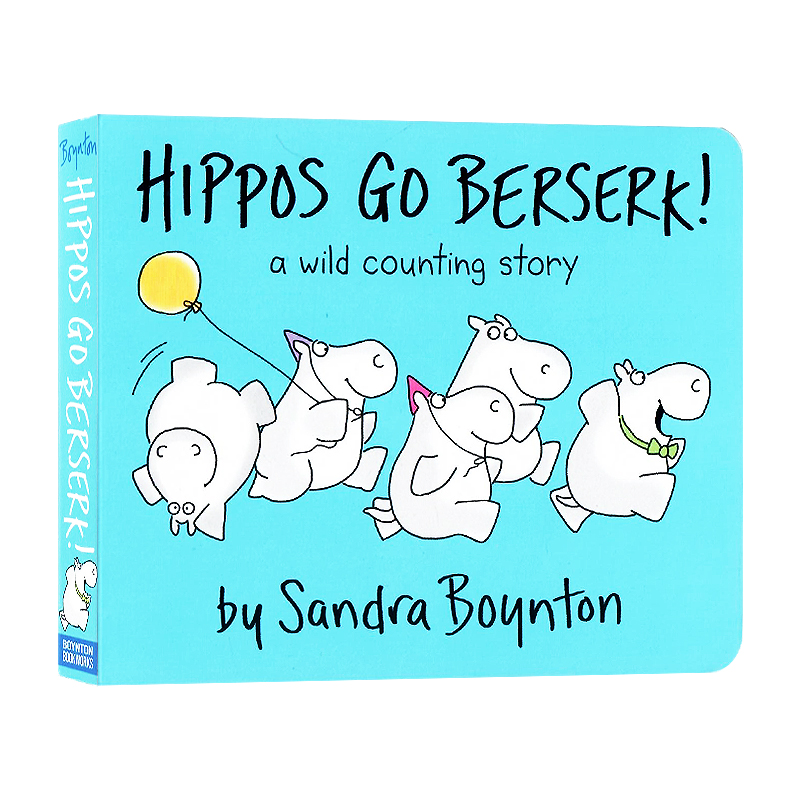 疯狂的河马英文原版绘本