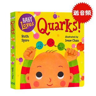Quarks 英文原版 微观物理科普启蒙入门 Baby 幼儿童早教英语读物读本 宝宝爱科学系列 Loves Science 积木与夸克 绘本