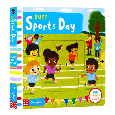 繁忙的运动会英文原版绘本