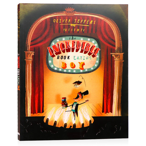 吃书的孩子英文原版绘本