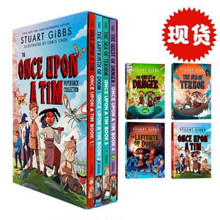 童话镇1-4册盒装英文原版 The Once Upon a Tim Paperback Collection 儿童小说故事书间谍学校同作则斯图亚特吉布斯 Stuart Gibbs