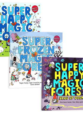牛津精品绘本3册 超冰冻魔法森林 英文原版 Super Frozen/happy Magic Forest 儿童冒险英文故事书牛津阅读平装 3-6岁 Matty Long