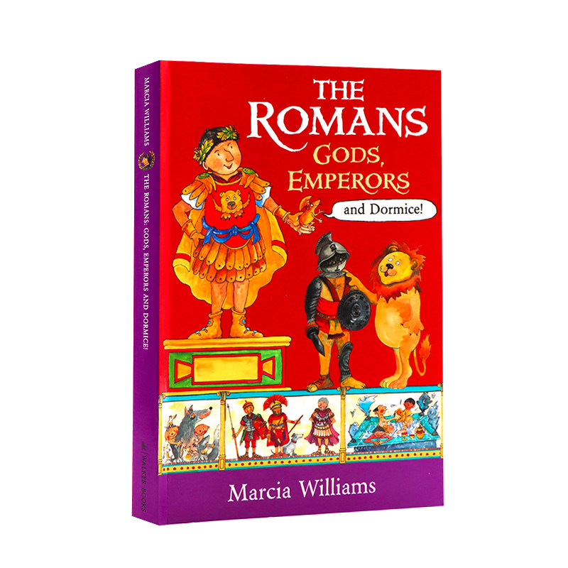 罗马诸神与帝国的故事 英文原版 儿童插图读物 the romans gods
