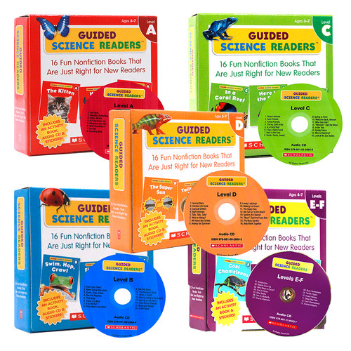 scholastic指导性科学读本5册