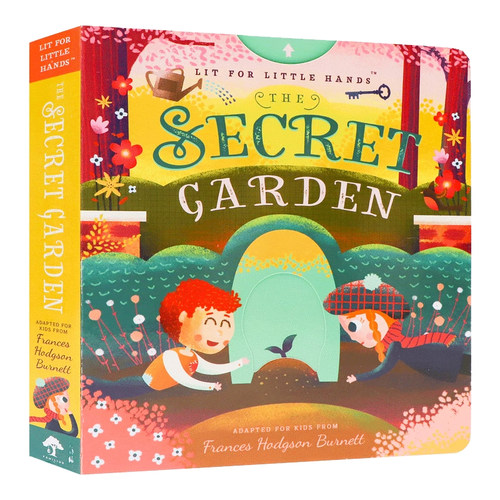 秘密花园低幼版机关操作书 Lit for Little Hands The Secret Garden 英文原版绘本 纸板书 英文儿童读物 经典童话图画故事书