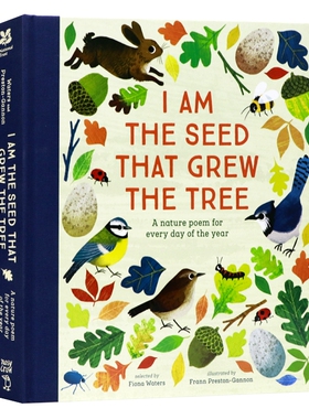我是大树小小的种子 经典自然诗歌四季集锦 英文原版 I am the Seed That Grew the Tree 精装英国儿童诗集 提名凯特格林纳威奖