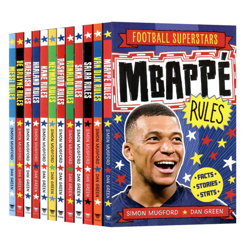 足球明星特辑12册全套英文原版