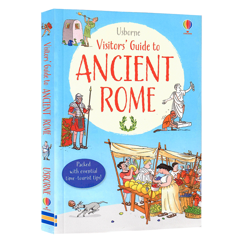 Usborne出品 英文原版 古罗马古希腊游客指南2册 Visitor's Guide to Ancient Rome亲子共读儿童绘本图画书青少年英语课外阅读读物