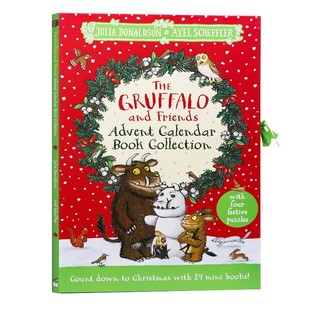 Advent 茱莉亚唐纳森 The Collection Book Calendar Friends and Gruffalo 历险旅程盲盒书大开本英文原版 咕噜牛和朋友们