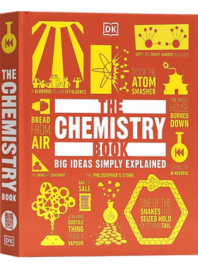 DK人类的思想百科丛书 化学 英文原版 The Chemistry Book: Big Ideas Simply Explained 全彩精装图解学科科普百科全书
