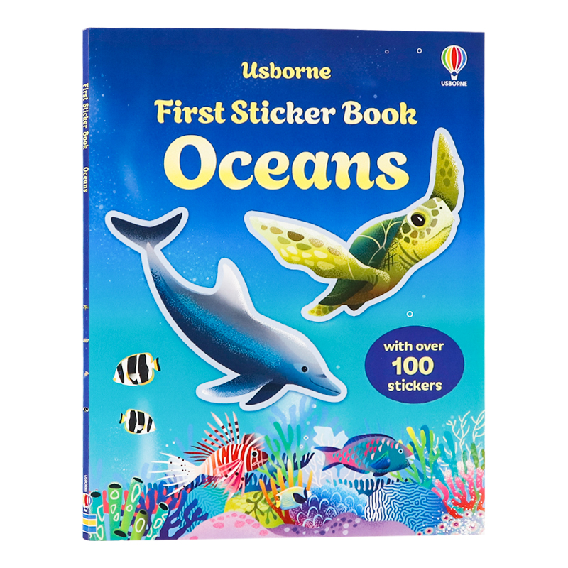 Usborne出品第一本海洋贴纸书