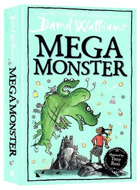 巨兽 英文原版 Megamonster 大卫少年幽默小说系列 罗尔德达尔继承 人David Walliams 儿童课外阅读插图 小说家庭教育读物