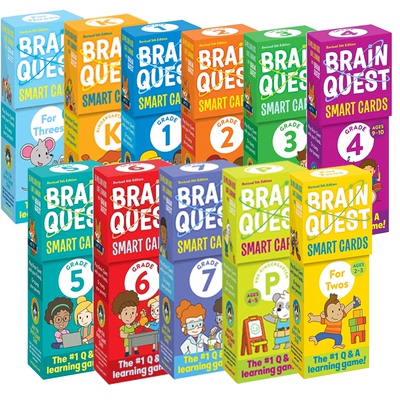 英文原版大脑任务问答字卡