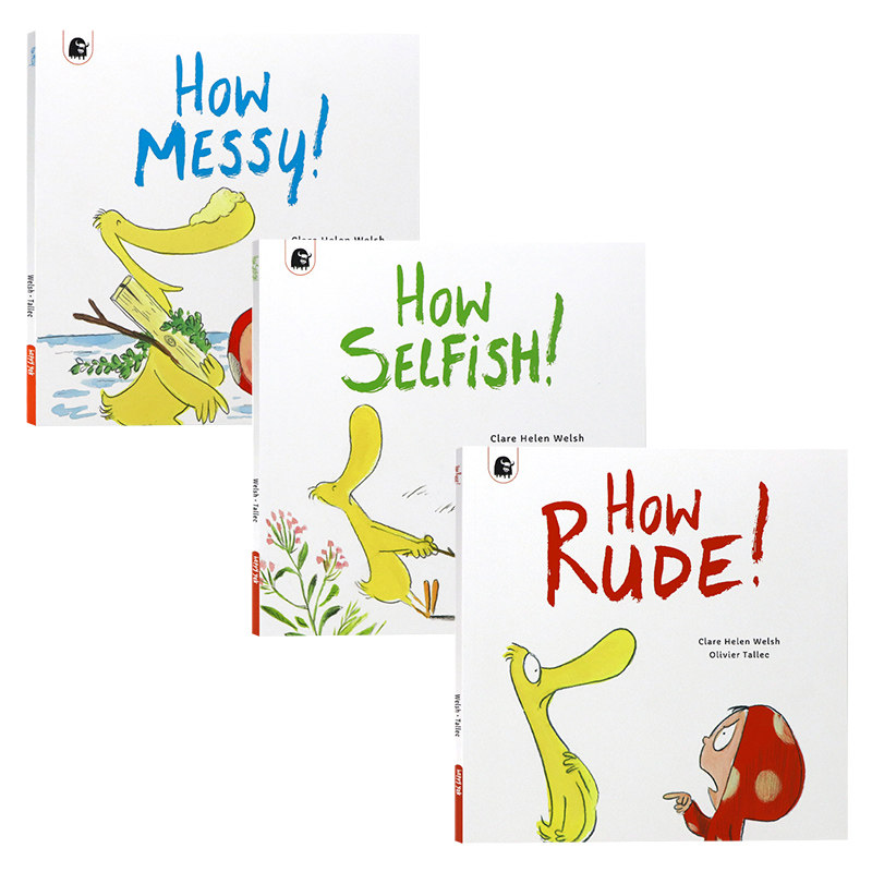 点点和鸭鸭系列3册英文原版绘本