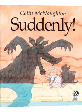 英文原版绘本 Suddenly! 普雷斯顿猪的故事 幽默滑稽趣味图画故事书 儿童英语启蒙认知 亲子睡前故事读物平装大开Colin McNaughton