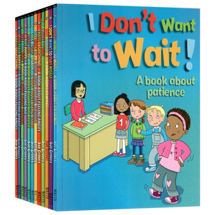 我们的情绪和行为12册 英文原版绘本 Our Emotions and Behavior 情绪管理分享/勇敢/诚实/生气/焦虑/难过/伤心/害怕儿童英语读物