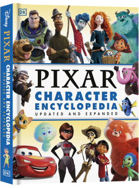 DK出品迪士尼皮克斯动画人物图解百科新版英文原版Disney Pixar Character Encyclopedia Updated and Expanded进口英语精装版