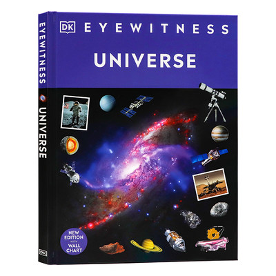 现货 DK出品目击者系列宇宙英文原版 Eyewitness Wonders of the Universe青少年自然科学读物星系天体科普精装 9-12岁
