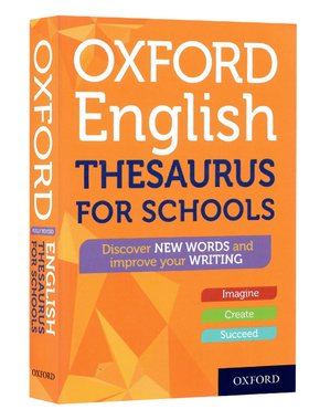 牛津精品英语词典牛津学校英语同义词库 英语原版 OXFORD English THESAURUS FOR SCHOOLS 学生英语工具书 词汇学习提高写作水平