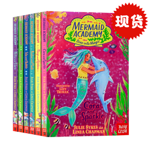 美人鱼学院6册 英文原版 Mermaid Academy Maya and Rainbow 独角兽学院同作者冒险故事友谊主题 青少年桥梁章节小说 Julie Sykes