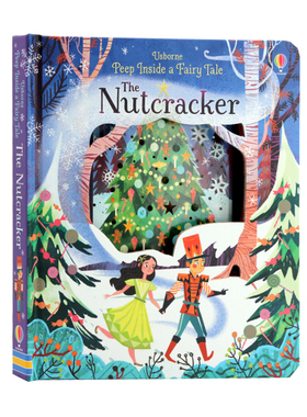 胡桃夹子英文原版绘本 Usborne Peep Inside a Fairy Tale The Nutcracker 偷偷看里面童话系列 儿童经典故事 洞洞书 翻翻书