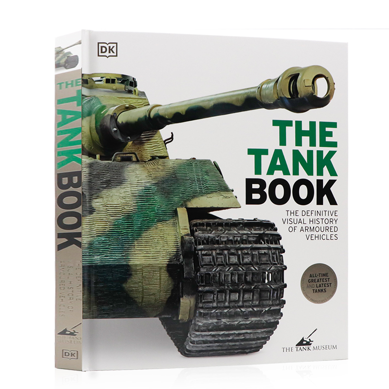 DK坦克百科全书英文原版 The Tank  Book 视觉图解图鉴工业产品艺术设计全彩页艺术画册彩色插图大开精装拖拉机科普百科读物