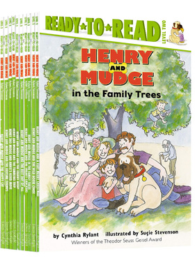 亨利和玛吉系列 英文原版绘本 Henry and Mudge Ready to Read Level2儿童启蒙分级阅读 汪琣珽书单推荐二阶段 友谊情商故事书