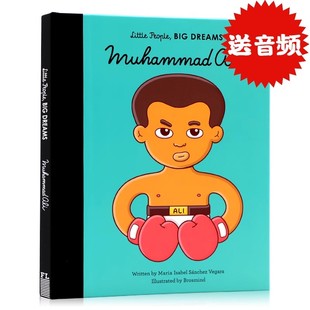 小人物大夢想系列 Big Ali男孩篇兒童英語啟蒙勵志讀物名人傳記精裝 People Muhamad 繪本Little 英文原版 拳王阿里體育明星 Dreams