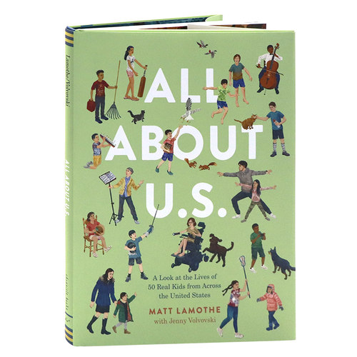 关于美国的一切英文原版绘本